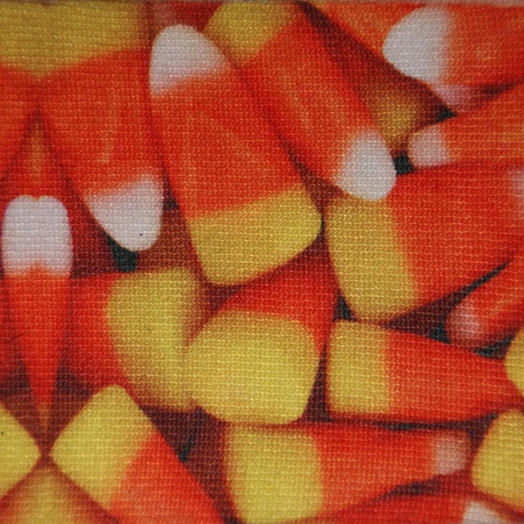 New LIVING ROYAL Candy Corn Socks Halloween UNISEX - Picture 2 of 7